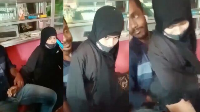 Hot 19 year old hijabi girl Fucking with her Boyfriend, viral video