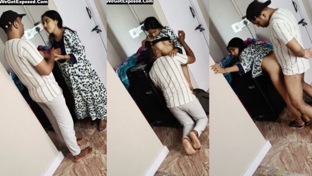 Licking cute ass of neighbour’s shy daughter & fucking in doggy, Viral Video
