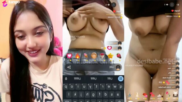 Hot Indian Model “Miss Riddles” Goes Live On Tango, Flaunts Boobs And Fingers Pussy, Leaked Video