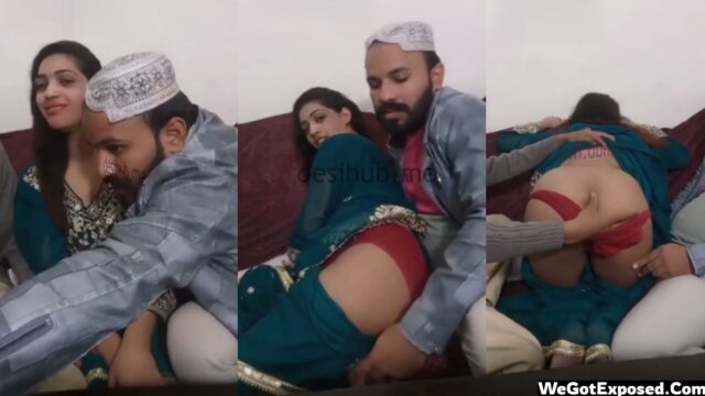 Pakistani Sexy Girl Live with Two Boyfriends Teasing Her Ass and Boobs, Leaked video