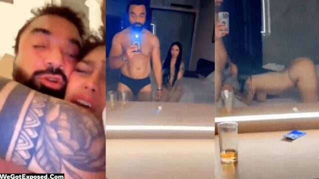 Bollywood Actor Ajaz Khan and russian hot girl trending viral mms video