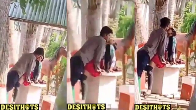 Public Park mai sex karte college lover ka hidden sex mms viral