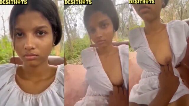 Irani school girl big boobs and pink pussy licked by  stranger, viral mms