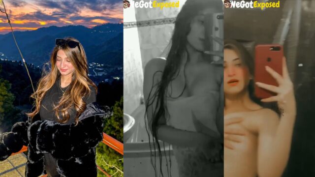 Pakistani Insta Influencer Shizal Kakarzai Leaked Video, Mirror Selfie Pressing Her Boobs