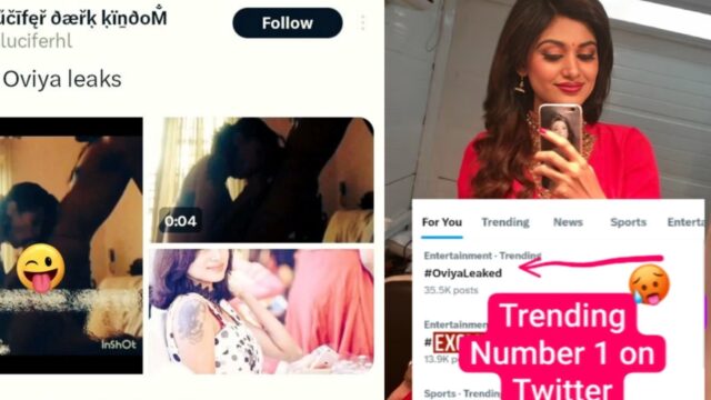 South Indian Actress Oviya Nude Blowjob Leaked Video with Tattoo Match Confirmation