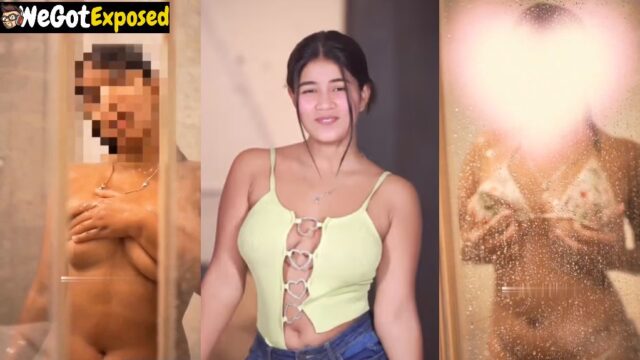 Insta Model Lucky Rajorrr Pressing Boobs Shower Dance Video