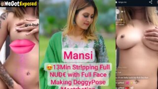 Mansi Aka Magician Girl Famous Insta Influencer Latest New Video Most Surprising Masturbation