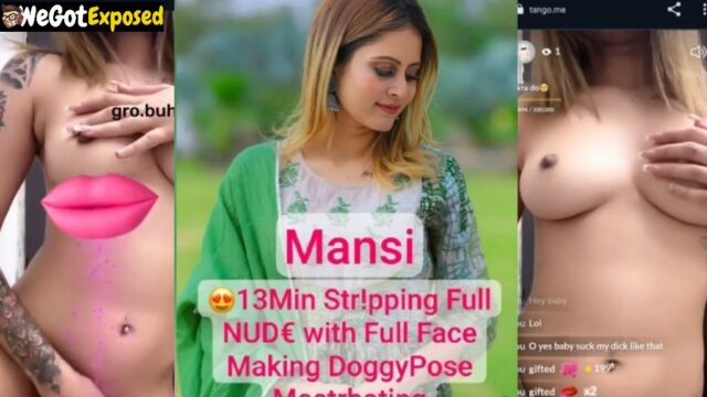 Mansi Aka Magician Girl Famous Insta Influencer Latest New Video Most Surprising Masturbation