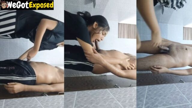 Chennai 18 Year School Girl Shower with Cousin Hard Doggy Session