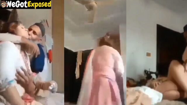 Kanjari Pakistani Bhabhi Caught Fucking Old Uncle