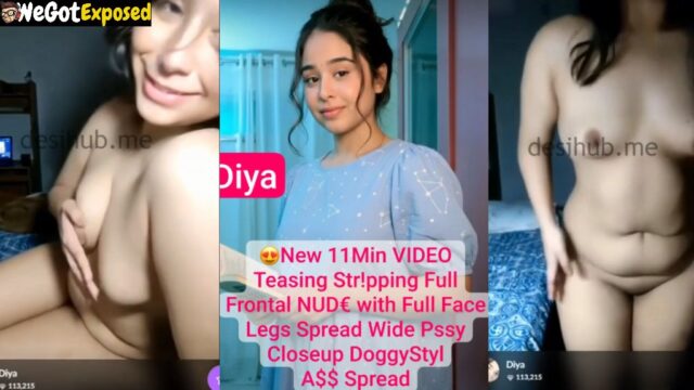 Diya Insta Model Fully Nude On Tango Live Spreading Legs And Ass Closeup